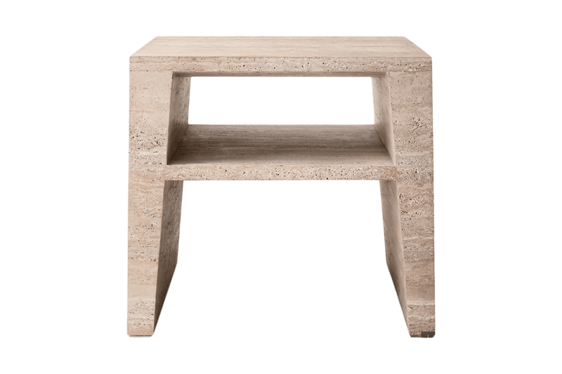 طاولة زاوية مجوفة مربعة