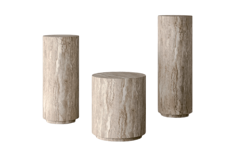 طاولة زاوية تركيبة الأسطوانات