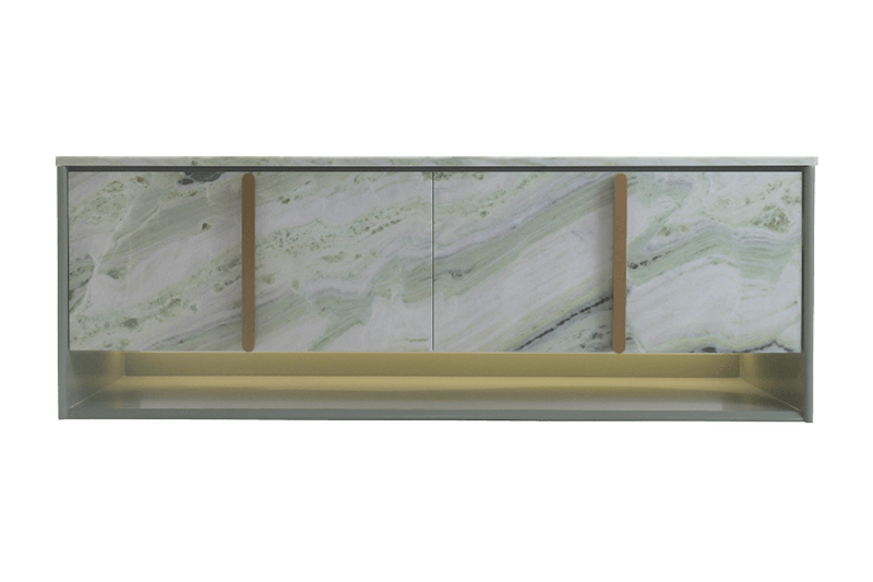 خزانة من الرخام المرصع بالزجاج