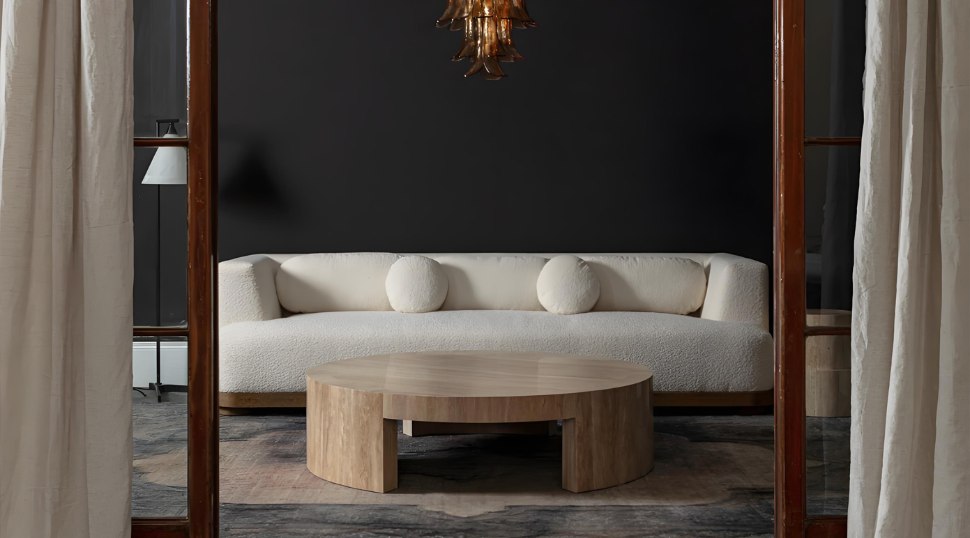 طاولة قهوة رخامية