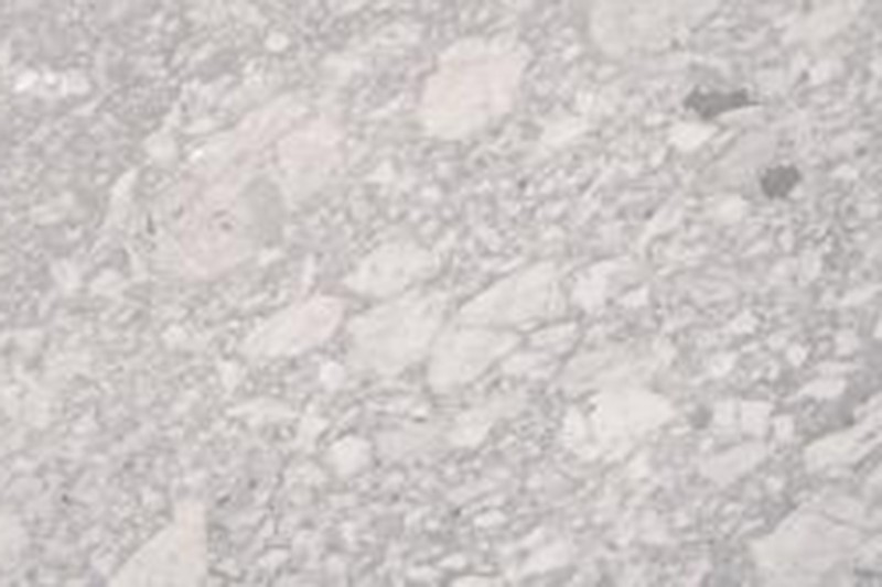 طاولة زاوية من الرخام الأبيض متعددة الأوجه بنمط متوسط