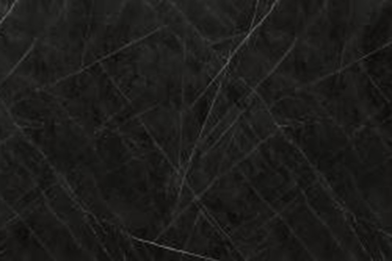 طاولة رخامية ذات خط شبكي باللون الرمادي الداكن