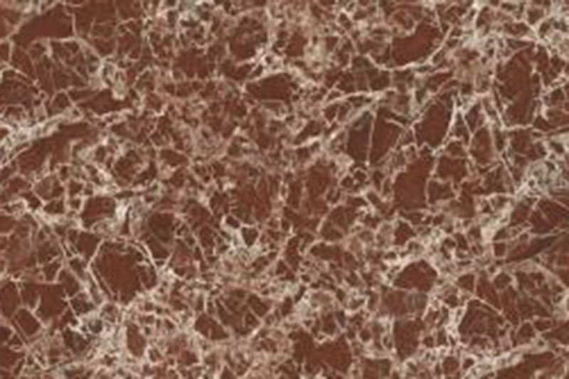 طاولة رخامية علوية ذات عمودين باللون البني